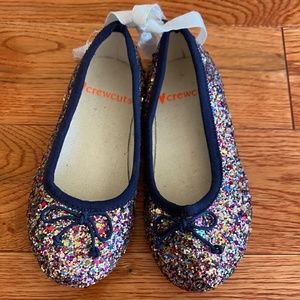 Crewcuts Girls' Sparkle Ballet Flats